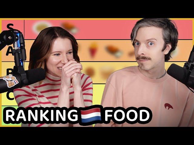 RANKING DUTCH FOOD ON A TIER LIST  (americans try dutch food)