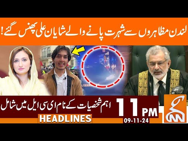 Shayan Ali in Big Trouble | News Headlines | 11 PM | 09 NOV 2024 | GNN