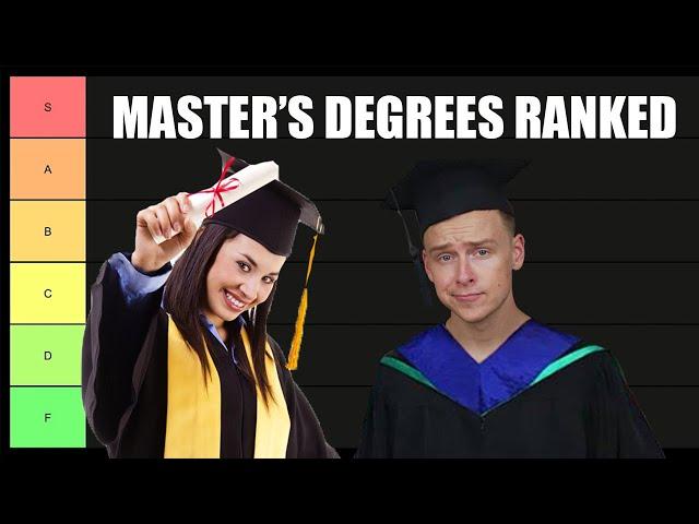 Masters Degree Tier List (2021)