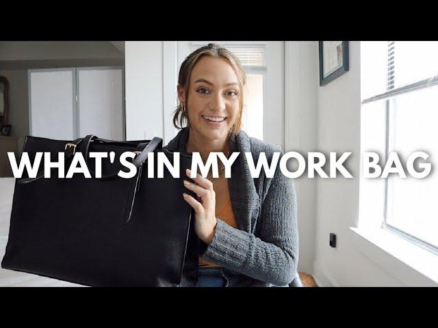 WHATS IN MY WORK BAG 2022 | Everyday Essentials!