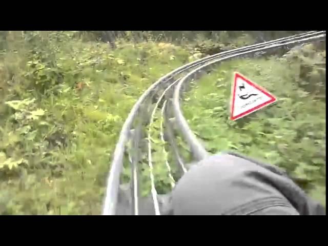 Rodelbahn in Krasnojarsk   Родельбан в Красноярске