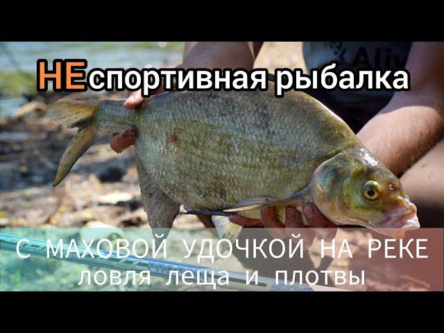 НЕспортивная рыбалка. 1-я серия. Ловля леща и плотвы на маховую удочку