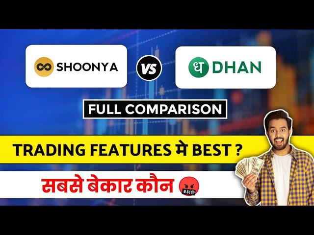 Shoonya trading app vs Dhan trading app | dhan review vs shoonya review | dhan vs shoonya comparison