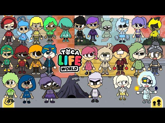 Drawing All alphabet lore in Toca  Life / Humanized Alphabet lore humanized /