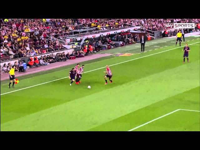 Messi Incredible Goal vs Athletic Bilbao - English Commentary