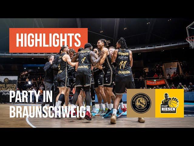 Highlights: Basketball Löwen Braunschweig - MHP Riesen Ludwigsburg |easyCredit Basketball-Bundesliga