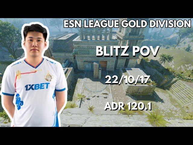 bLitz POV CS2 ESN LEAGUE GOLD DIVISION (22/10/17) - January 7th 2025