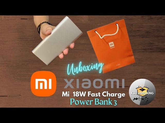 XIAOMI MI 18W FAST CHARGE POWER BANK 3 UNBOXING | Sleek Design and Super Handy!