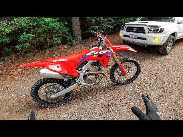 First Ride on 2024 Honda CRF250R