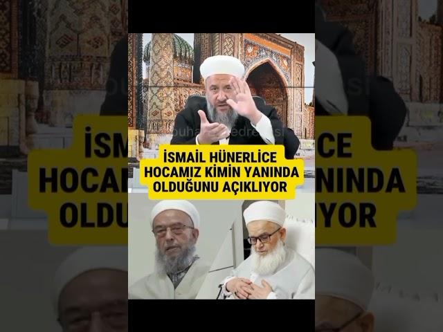 İsmail Hünerlice Hocamız niçin kimin tarafında olduğunu açıkladı.