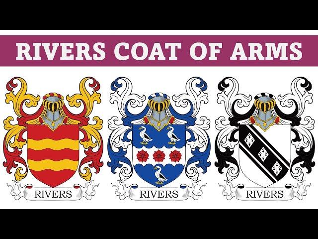 Rivers Coat of Arms & Family Crest - Symbols, Bearers, History