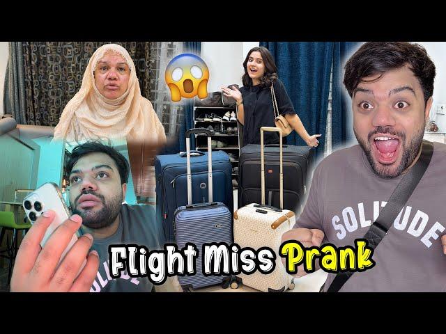 Flight Miss Ho Gai Prank  | Mama Udaas Ho Gain  | Let America Trip Begins 