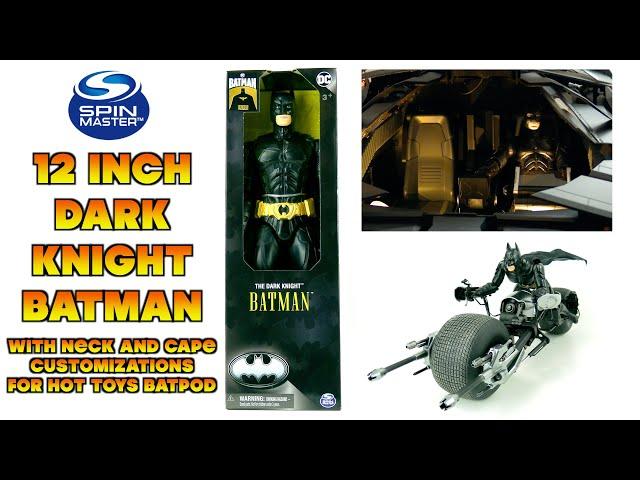 Spin Master 12 Inch Dark Knight Batman Figure is Perfect for 1/6 Hot Toys Tumbler & Batpod