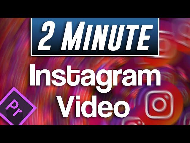 Instagram Video Size and Export Settings Tutorial | Adobe Premiere Pro 2021