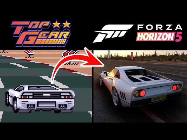  Forza Horizon 5 com volante Logitech G920 com cambio manual, top gear, top racer, Ferrari 288 GTO