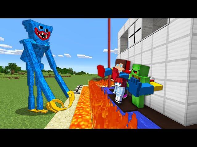 Huggy Wuggy VS Security House - Minecraft