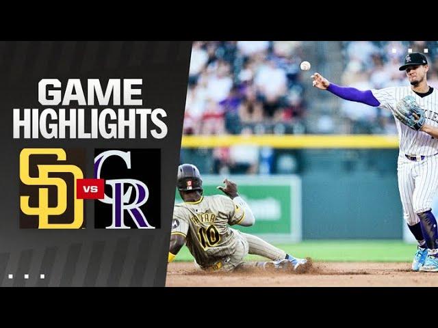 Padres vs. Rockies Game Highlights (8/16/24) | MLB Highlights