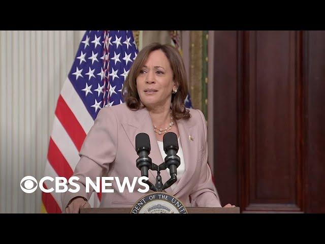 Watch Kamala Harris' viral "coconut tree" remarks