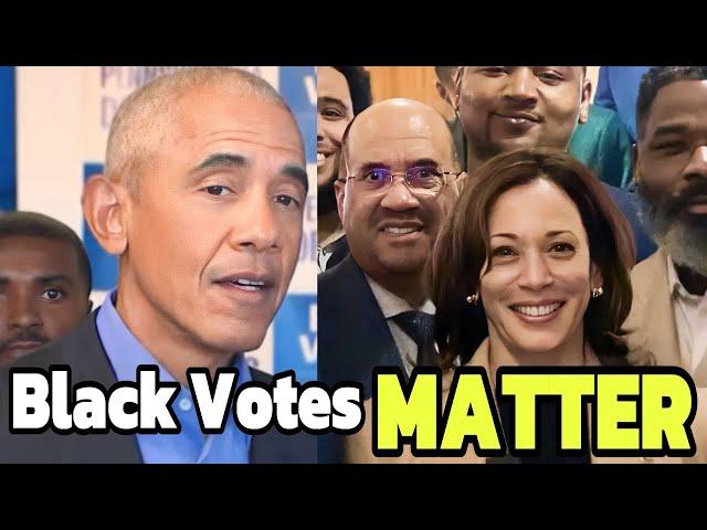 ONLY Black Votes Matter to Kamala and Obama! White Liberals Ignore This.