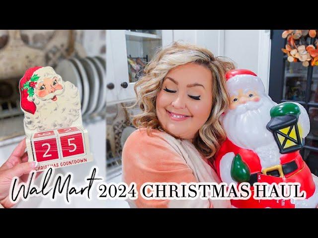 WALMART CHRISTMAS HAUL 2024 // CHRISTMAS HOME DECOR HAUL // CHARLOTTE GROVE FARMHOUSE