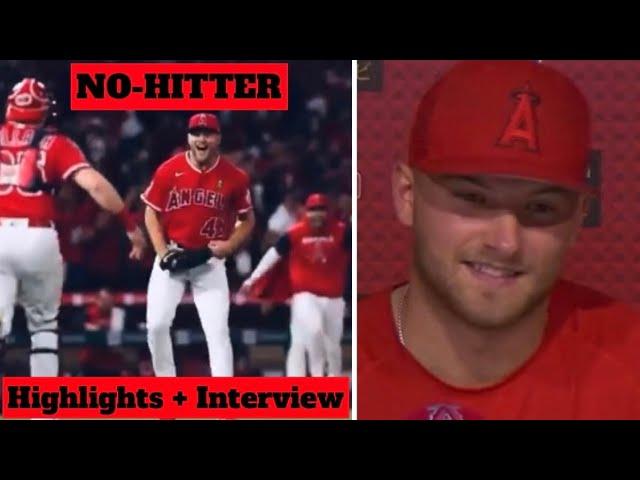 Reid Detmers is asked about his no-hitter in Postgame Interview + Highlights of every out and at-bat