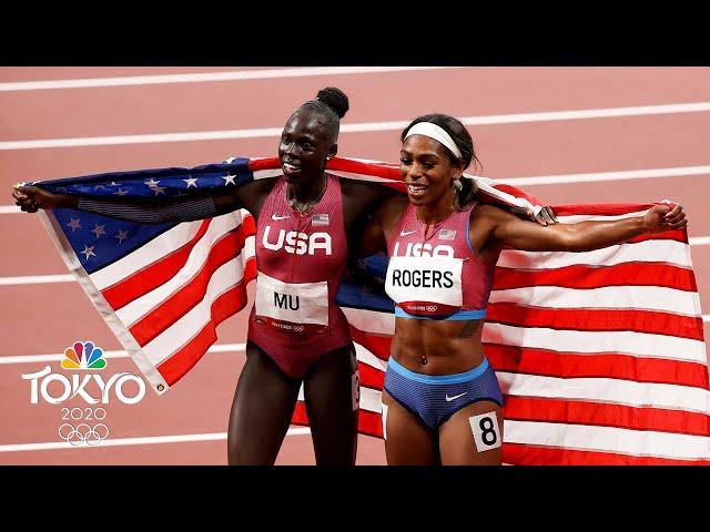 Athing Mu, 19, wins first USA 800m gold in 53 YEARS (With Replays) | Tokyo Olympics | NBC Sports