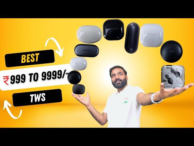 I Bought Best TWS From ₹ 1000 to under 10000 | ANC, Wireless Charging, Dolby Atmos | Earbuds 2023