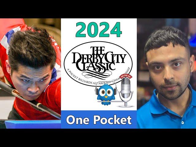 Roberto Gomez vs Sergio Rivas - One Pocket - 2024 Derby City Classic rd 8