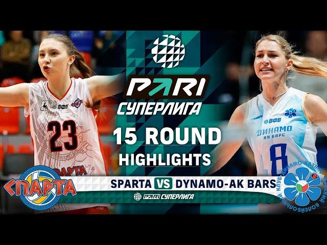 Sparta vs. Dynamo-Ak Bars | HIGHLIGHTS | 15 Round | Pari SuperLeague 2025