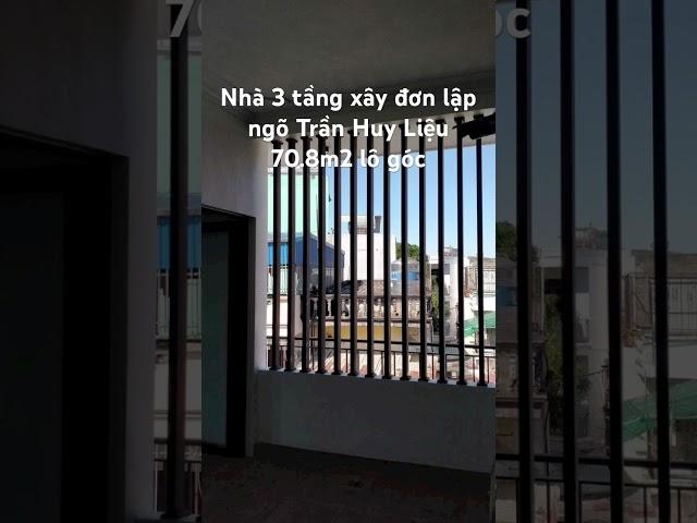 Nhà 3 tầng 70.8m2 ngõ Trần Huy Liệu Nam Định. #muabannha #datgiare #batdongsannamdinh #realestate