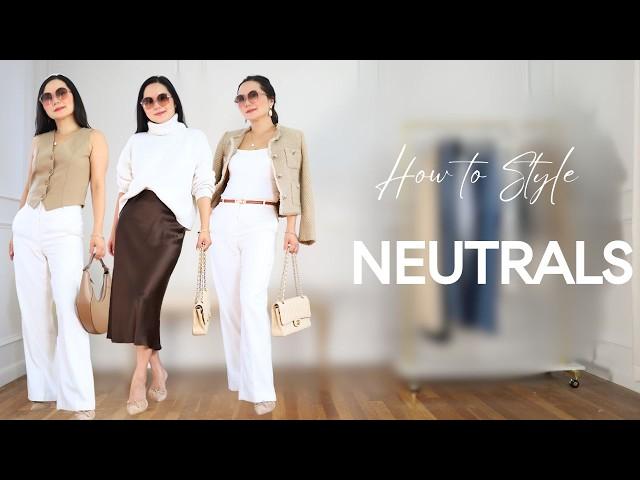 STYLING ELEVATED BASICS FOR FALL| 16 Looks with Neutrals