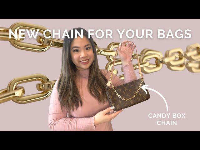 NEW RELEASE: CANDY BOX chain perfect for Louis Vuitton bags | NextFashion