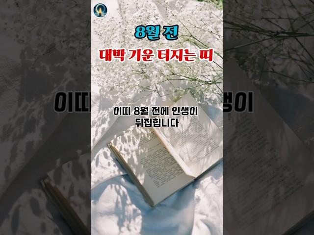 8월 전 / 대박 기운 터지는 띠  #운세 #사주 #풍수