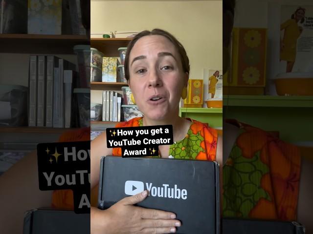 How you get a YouTube Creator Award! I always wondered how this actually worked 