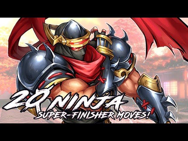 TOP 20 "NINJA" Super/FinisheR Moves in Fighting Games!