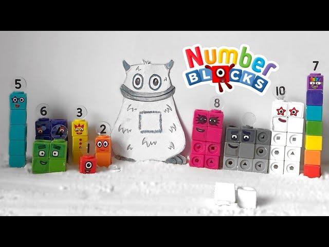 Numberblocks The Legend Of Big Tum |  Math Link Cubes 1-10 | Kids Maths Addition & Subtraction