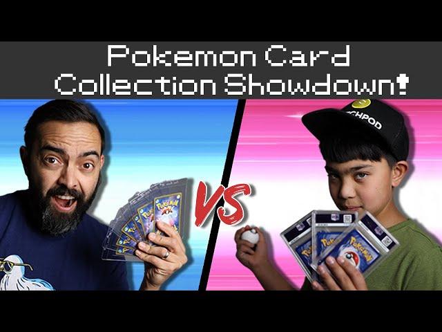 Father vs Son Pokémon Card Collection Showdown! WHO WON?!