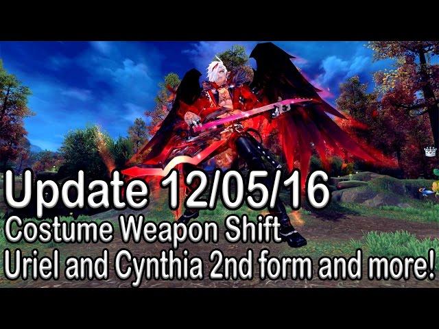 New Costume Weapon Shift Scroll and More! | Aura Kingdom Update 12/05/16