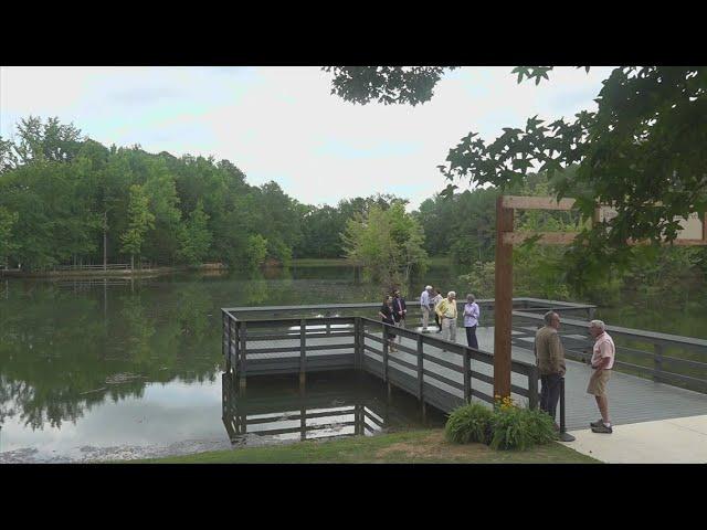 Hays Nature Preserve opens accessible fishing pier