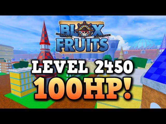 1-2450 With Only 100HP - Blox Fruits