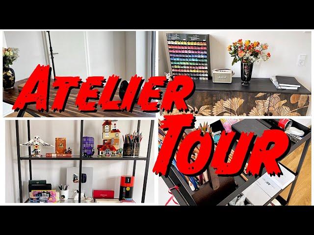 Ich ZEIGE euch mein ATELIER! | ROOMTOUR