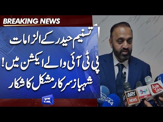 Tasneem Haider Allegation | PTI in Action | PMLN in Trouble