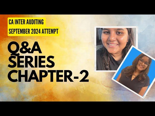 Kaur & Associates Case Study 1 Chapter 2 Auditing I CA Madhu Thakuria I Q&A Series by Audit Queen