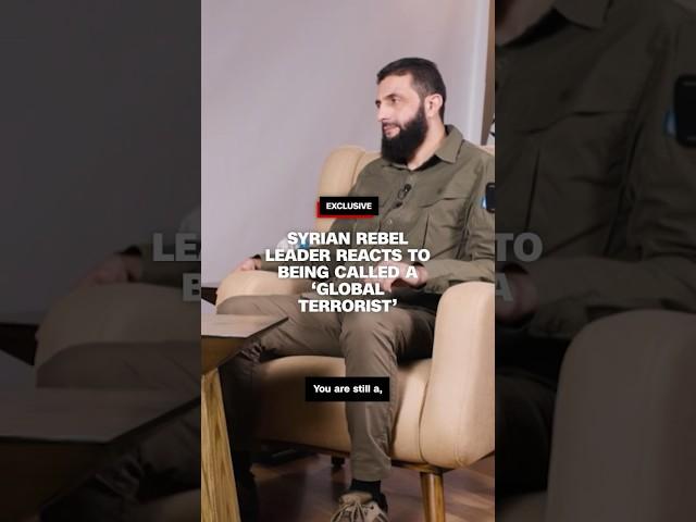 Syrian rebel leader reacts to being called a ‘global terrorist’