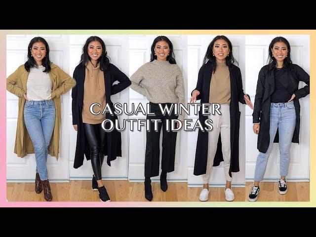 EVERYDAY WINTER OUTFIT IDEAS | What I Wore In A Week! // Christine Le