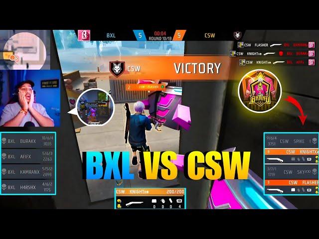 CSW VS BXL  Fight Between Rivals   @GamingAura  International Tournament  @NonstopGaming_