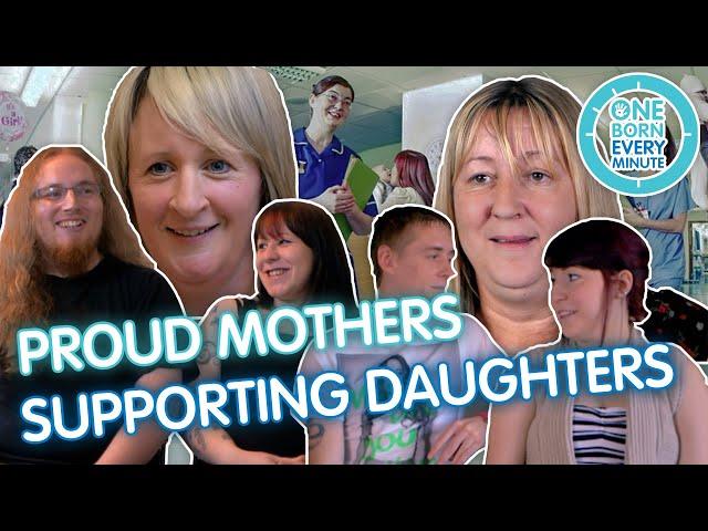 Mother Supports Daughter Giving Birth On Small Chair | S4 EP2 | Full Episode | One Born Every Minute