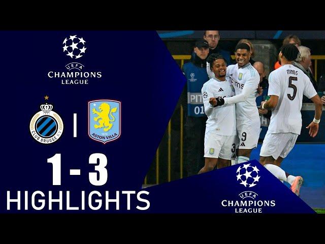 Club Brugge vs Aston Villa 1-3 Highlights Goals | Champions League 2024