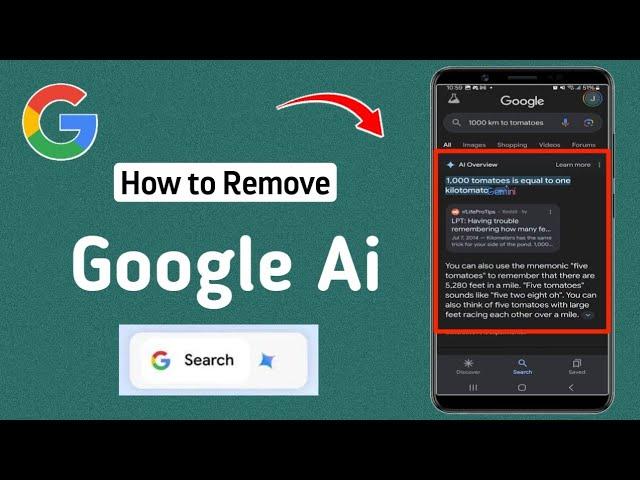 How to Remove Google Ai | How to Remove Gemini Ai From Google