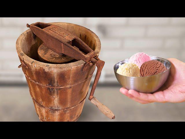 Antique Ice Cream Maker Restoration